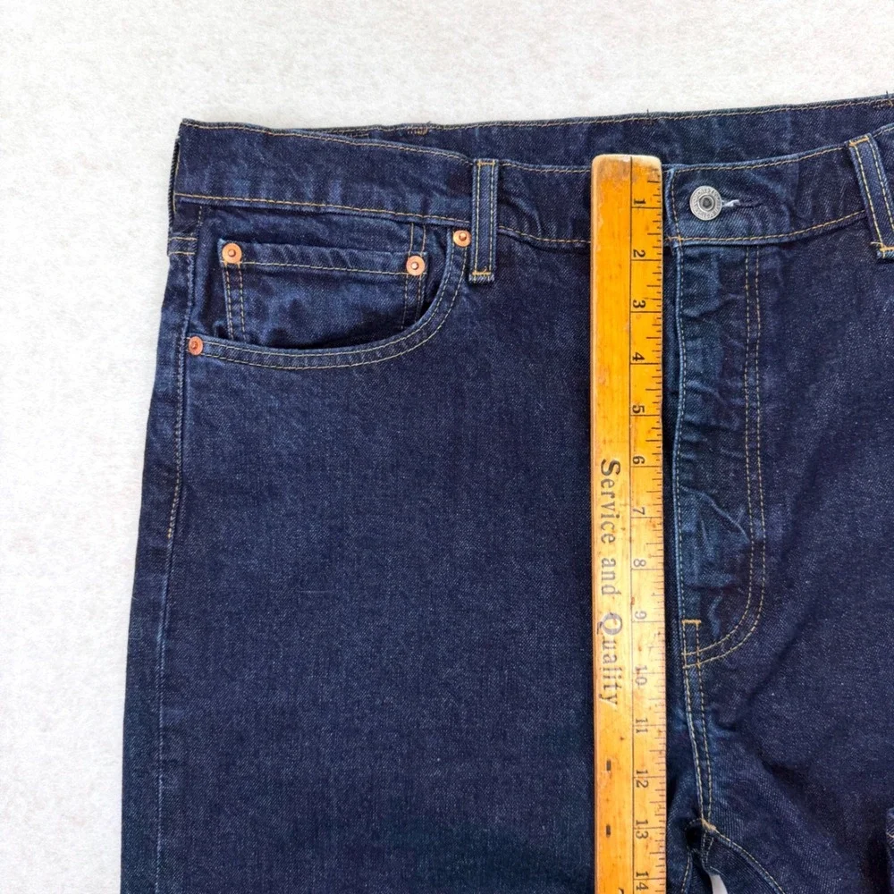 LEVI's 512 Premium Big E Jeans Men's *40 Slim Tapered Fit Zip Fly Indigo Blue